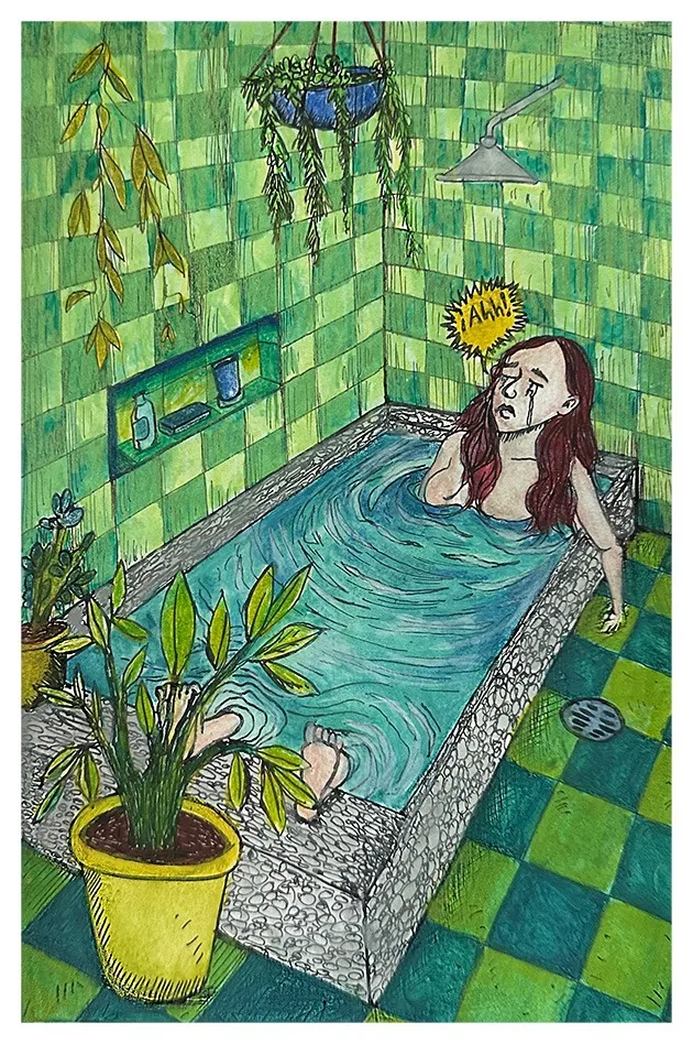 La frialdad del agua 