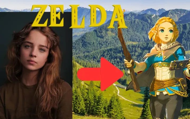 NINTENDO REVELA A ACTRIZ PARA ZELDA
