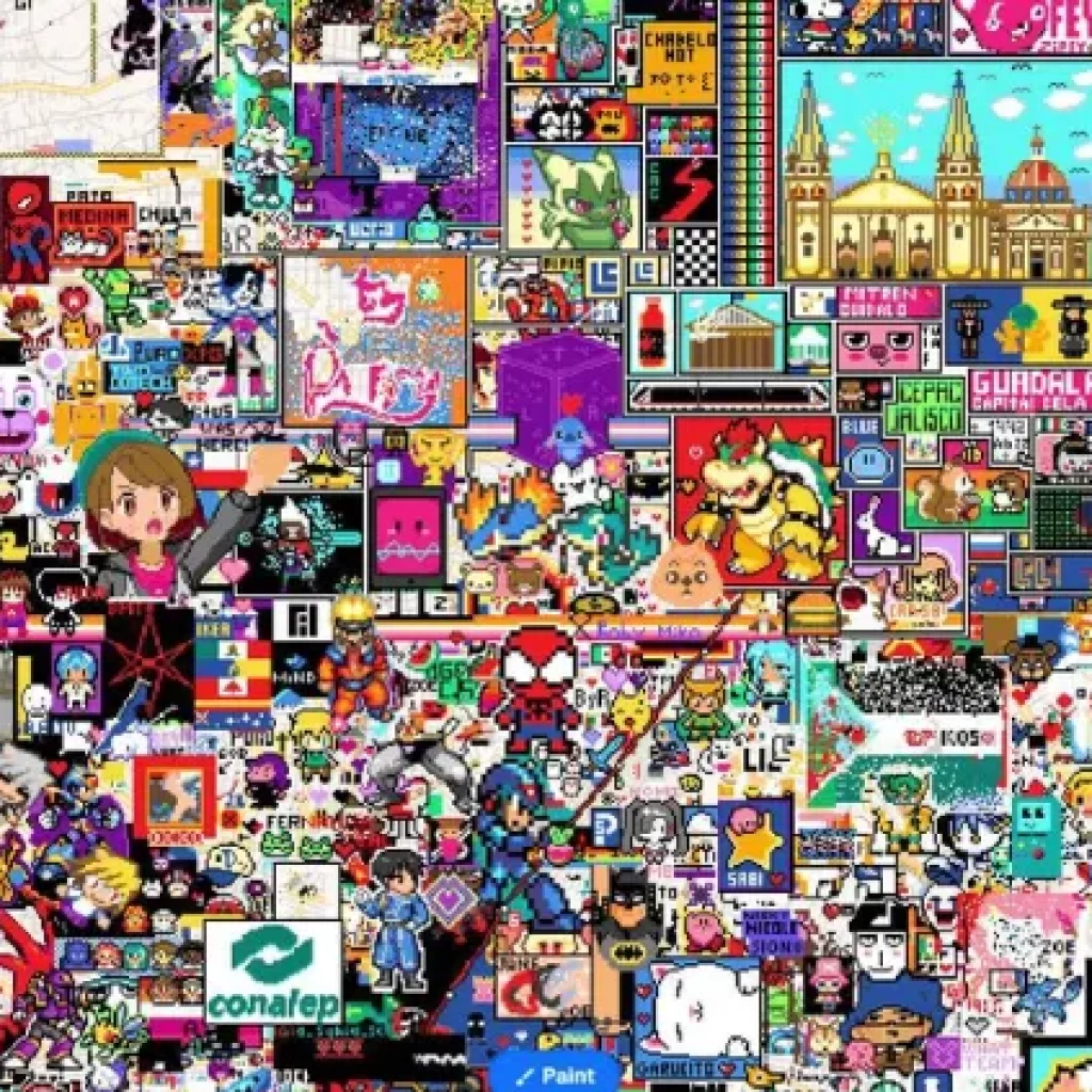 Wplace: dibujar el mundo a un pixel… ¡literalmente!