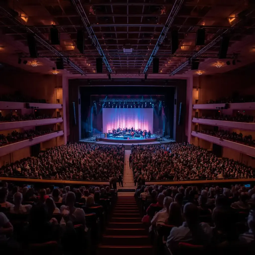 Concierto en el Auditorio Nacional con el recinto lleno de asistentes