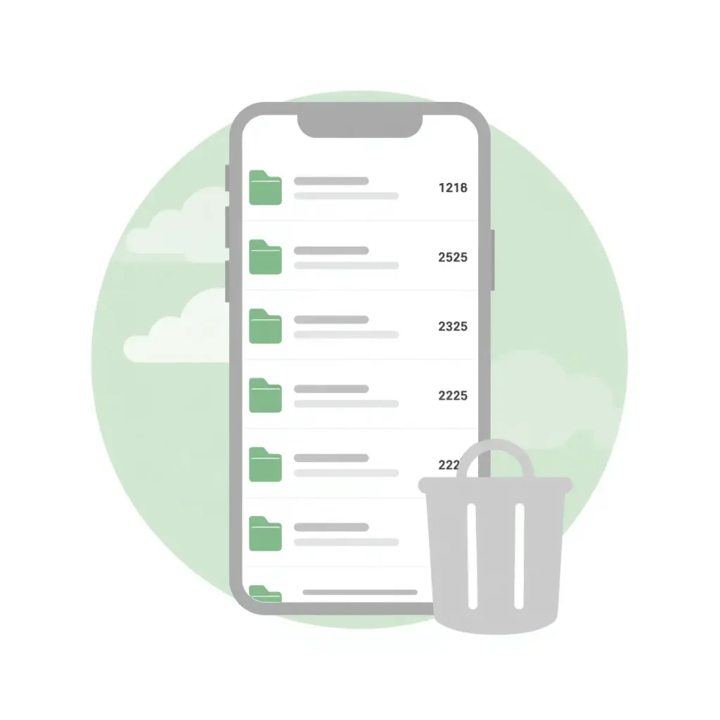 Administrador de almacenamiento de WhatsApp para borrar archivos pesados