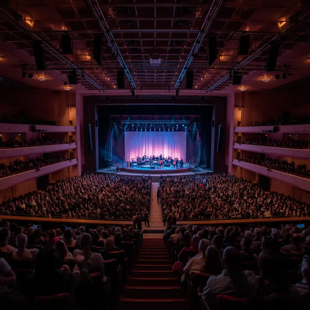 Concierto en el Auditorio Nacional con el recinto lleno de asistentes