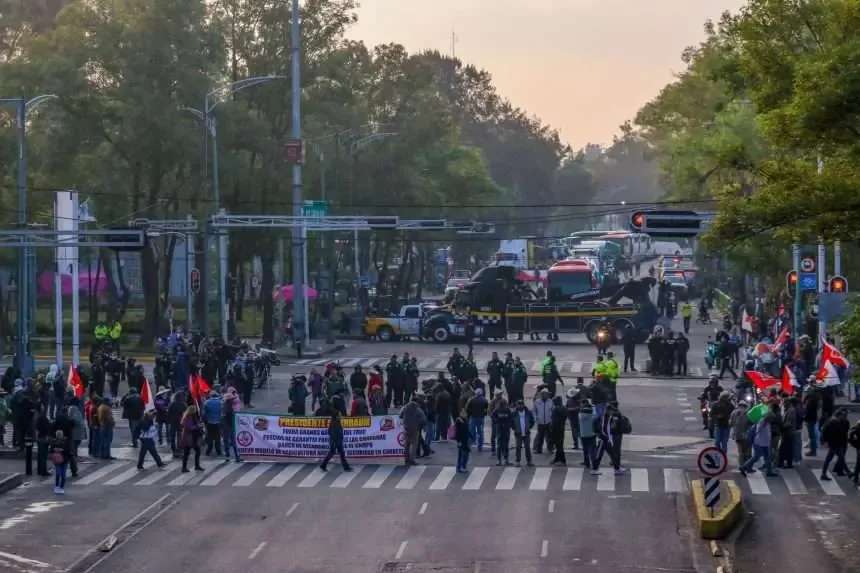 bloqueo por manifestacion