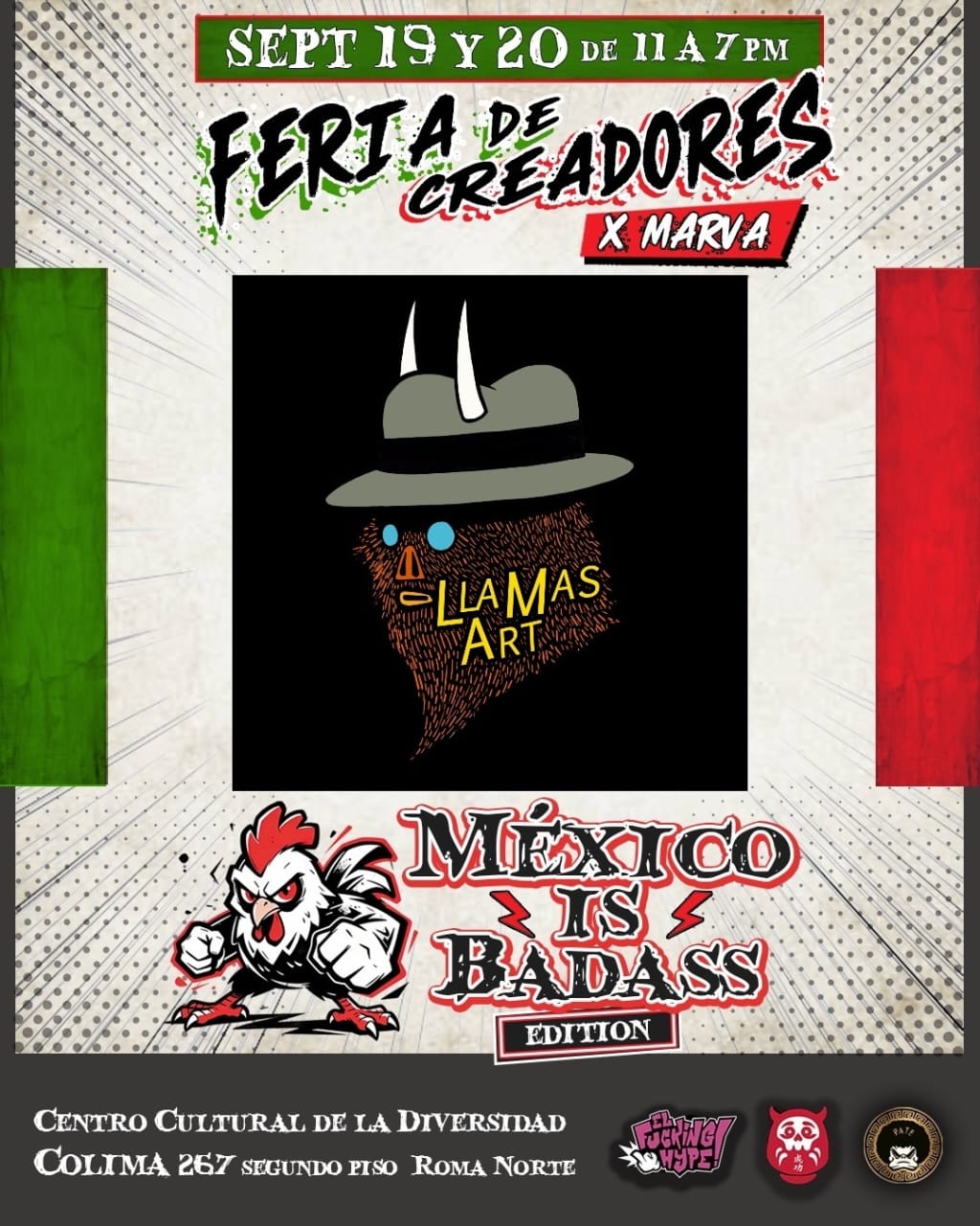 creador llamas arte