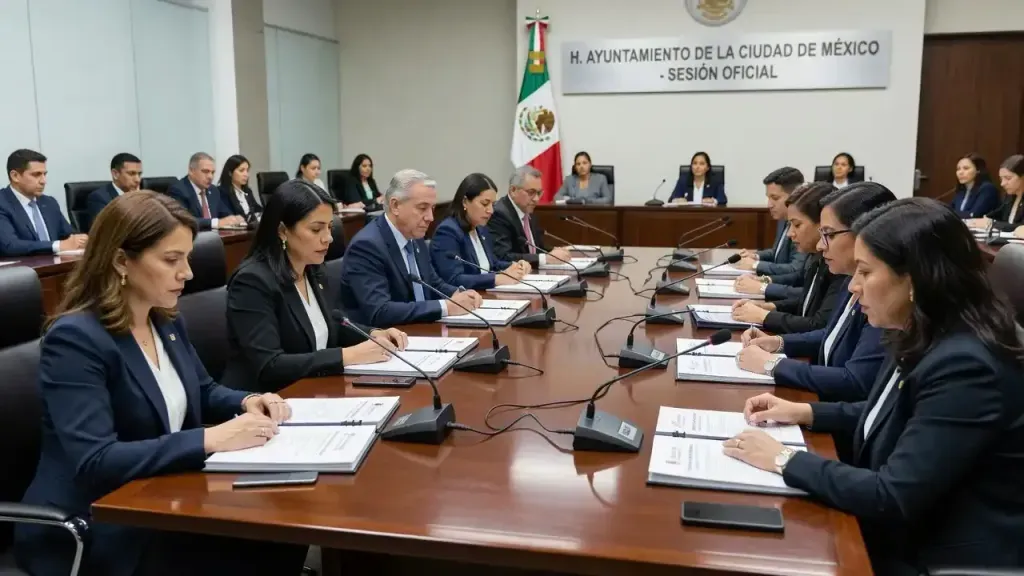 Sesión de trabajo de autoridades locales durante la instalación oficial de la Junta del Sistema de Cuidados de la CDMX.