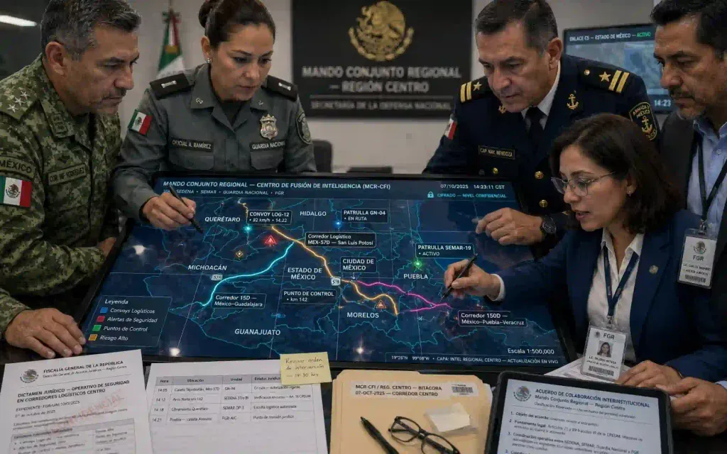Centro de mando e inteligencia regional donde autoridades coordinan operativos y seguimiento financiero de delitos.